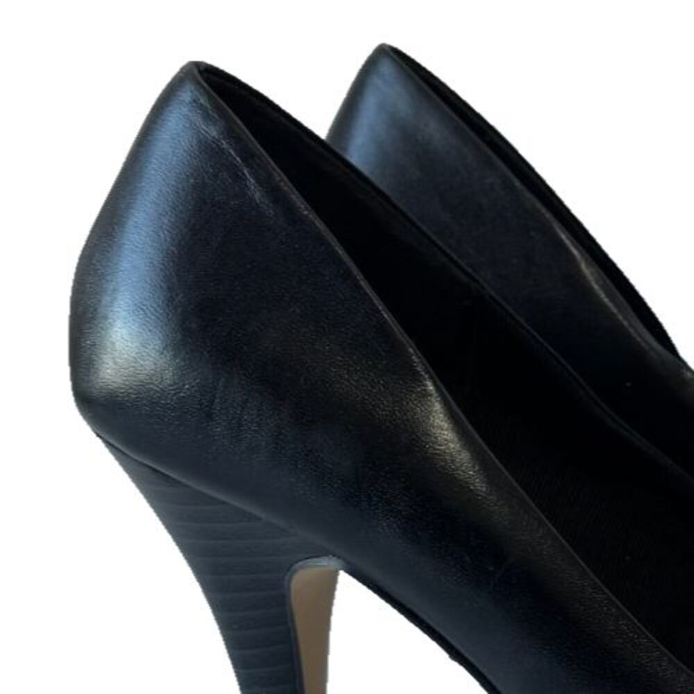 ALDO Women’s Black Leather Pointed Toe Stiletto Pumps Heels - Picture 15 of 16